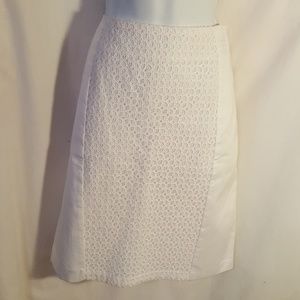 Apt 9 Pencil Skirt Eyelet Panel - Sz 10